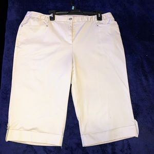 JM Collection Khaki Capris -Size 16W N.W.O.T